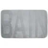 Image de Tapis De Bain Microfibre "relief" 45x75cm Gris Clair