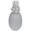 Image de Bougie Déco "ananas Tropical" 20cm Gris