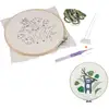Image de Kit Complet Punch Needle "paresseux" 21cm Blanc