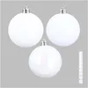 Image de Set De 9 Boules De Noel Blanche