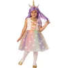 Image de Déguisement Licorne Rubies 3-4 Ans Blanc Polyester