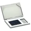 Image de Étui multifonction - Protection RFID - Calculatrice - Réveil - Gris argenté