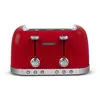 Image de Schneider Feeling's Vintage SCTO4R - Grille-pain - 4 tranche - 4 Emplacements - rouge en occasion ou reconditionné