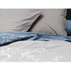 Image de Drap plat 180x290 cm brodé NAVIGATEUR par Sylvie Thiriez