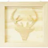 Image de Graine Créative - Tableau en bois Renne 20 5cm