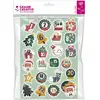 Image de 24 Stickers Calendrier De L' Avent - Happy Christmas