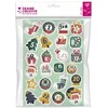 Image de 24 stickers Calendrier de l Avent - Happy Christmas