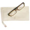 Image de Etui À Lunettes Beige En Coton À Décorer - 10 X 20 Cm