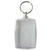 Image de Porte-clés - GRAINE CRÉATIVE - Rectangles - Transparent - Lot de 6 - Personnalisables