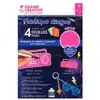 Image de Sachet 4 Feuilles Plastique Dingue Fluo