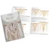 Image de Kit DIY macramé - GRAINE CREATIVE - Ecru - 30 x 45 cm - 70 m de fil de coton recyclé - 3 perles en bois