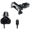 Image de PNY The Road Kit Support de voiture pour smartphone / Chargeur de voiture allume cigare Micro USB