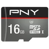 Image de Carte Microsd Pny Turbo 16 Go U3 Classe 10 Uhs-i Avec Adaptateur Sd
