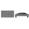 Image de Tête De Lit Alba 145 Tissu Gris 160x200x18 Fdl-a