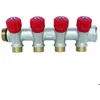 Image de SOMATHERM Collecteur Sanitaire - Mini-Vannes Auto-Etanche - Indexable Mâle Femelle 3/4 - 4 Sorties à Portée Plate Mâle 1/2