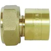 Image de Raccord PER   SOMATHERM FOR YOU   Droit à glissement Ø16 Écrou tournant F15/21   Lot de 10