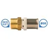 Image de Raccord droit multicouche   SOMATHERM FOR YOU   Ø20 mâle 15/21   Raccord à sertir