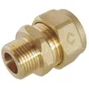 Image de Raccord à compression PER droit SOMATHERM - Ø 16 - filetage 3/8 - laiton