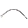 Image de SOMATHERM Flexible Sanitaire en Inox ACS DN8 - Débit Standard - L 30cm avec Prolongateur 5cm - Mâle Court/Long - Pas de Vis