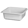 Image de ALUMINIUM ET PLASTIQUE - Cuvette carrée 20cm 1.5l Gris moucheté