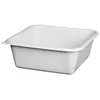 Image de Cuvette carrée - 24 cm - 3 L - gris moucheté