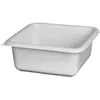 Image de ALUMINIUM ET PLASTIQUE - Cuvette carrée 29cm 6.5l Gris