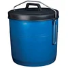 Image de Poubelle Etrier Bleue Couvercle Noir 16l