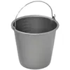 Image de Seau de ménage avec anse en métal - 12 L - gris