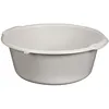 Image de Bassine ronde 11L - ALUMINIUM ET PLASTIQUE - D: 36.5cm - H 14cm - gris moucheté