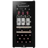 Image de Cave à vin de service - La Sommelière - LS38BLACK - 108 bouteilles - 1 zone - noir - 496 x 598 x 1216 cm - Classe G - 38 dB
