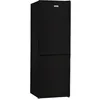 Image de FrigeluX RC168NE : réfrigérateur combiné noir 157 L compact Low-Frost portes réversibles classe E silencieux 39 dB