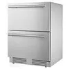 Image de Réfrigérateur table-top inox RE2T136A   136 L double porte extérieur/intérieur 0-10 °C IPX4 classe climatique 5