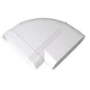 Image de Coude horizontal minigaine - ALDES - 90° - Diamètre 60 - Dimensions 60x20 - PVC
