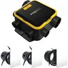 Image de Kit Vmc Simple Flux Easyhome Auto Compact + Grilles De Ventilation Colorline