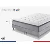Image de Ensemble matelas sommier 160 x 200 (Sommier 2x80) SIMMONS Hauteur 29 cm - Ressorts ensachés Sensoft - Fabriqué en France - SW5