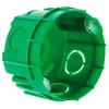 Image de Lot 10 boîtes maçonnerie Ø60x40mm - appareillage vis et griffes - Vert - Zenitech
