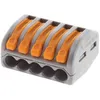Image de Borne rapide automatique à cliquet S222 - 5 entrées - Wago