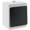 Image de Interrupteur Va et Vient - IP54 - noir - Zenitech