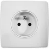 Image de Prise 2P+T 16A borne auto + griffes Diwone Blanc