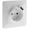 Image de Prise Schuko Asfora + USB - Zenitech