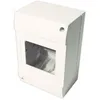 Image de Coffret électrique ZENITECH nu à équiper 1 rangée 4 modules blanc