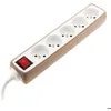 Image de Multiprise 5x16A 2P+T + interrupteur + housse - taupe - Zenitech