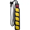 Image de Bloc multiprise ZENITECH 15 m - étanche 5 prises 5 x 16A + clapet 3G1 - IP 44