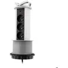 Image de Bloc multiprise encastrable 3 prises 16A 2P+T Ø100mm - Gris - Otio
