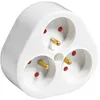 Image de Multiprise ZENITECH Triangulaire Triplite blanche