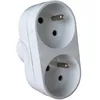 Image de Prise Biplite 16A - ZENITECH - Façade blanche - Sécurité enfant - Norme NF - Intérieur