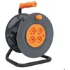 Image de Enrouleur 4 prises H05VV-F 3G1mm² 25m + coupe-circuit - Noir - Zenitech