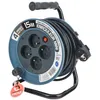 Image de Enrouleur ménager - ZENITECH - 15m - 4 prises - Métal - Gris