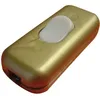 Image de ZENITECH Interrupteur unipolaire luminescent - Or en