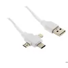 Image de Câble USB universel USB-C Micro USB et Lightning - Zenitech
